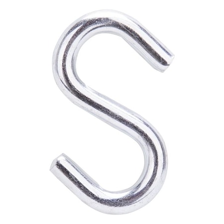 Prosource S-Hook, 40 lb Working Load, 0.236 in Dia Wire, Steel, Zinc LR371