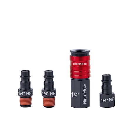Craftsman 4-pc High-Flow Fittings Kit CMXZTSG1091NB