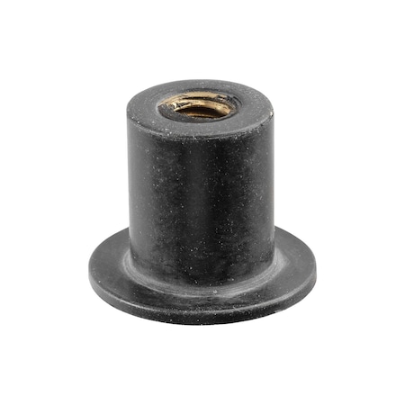 Auveco Rubber Nut M6-1.0 Threads.787 Head Diameter, 10PK 13002