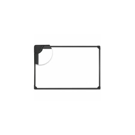 Universal One Magnetic Steel Dry Erase Board, Black MB0407368