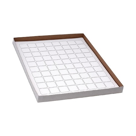 Zoro Select Cyro Label, White, Polypropylene, PK20 GRAING-C100