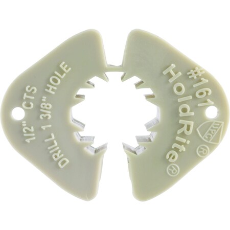 Holdrite 1/2'' CTS Plastic Through-Stud Tube Isolator Insert, 10PK 161Z10