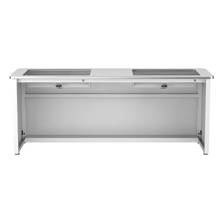 Versadesk Computer Desk, 24 in D X 31 in H, 72 in W X DV7224-WW