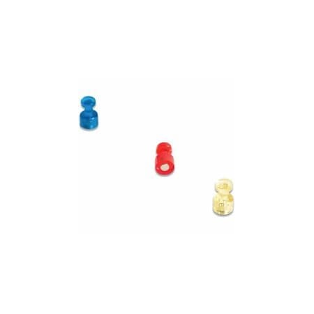 U Brands Magnetic Push Pins, Assorted, 0.75, 6PK 5169U00-24