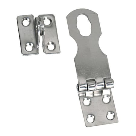 Whitecap 3 x 1 in. Stainless Steel Fixed Safety Hasp WHCS-4052C