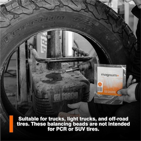 Martins Industries Magnum+ Tire Balancing Beads, 16Oz / 454G, Case 12 Bags MTP500