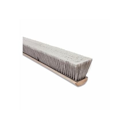 Magnolia Brush Silver Flagged Tip Polystyrene Floor Brush, 3724-A, 3 in Trim x 24 in L, Wood, Brush Head Only 455-3724-A