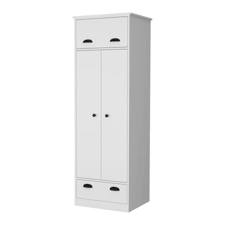 Homeroots 23" White Drawer Combo Dresser 534918
