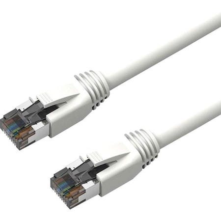 Axiom 5Ft Cat8 Shielded Cable (White) C8SBSFTP-W5-AX