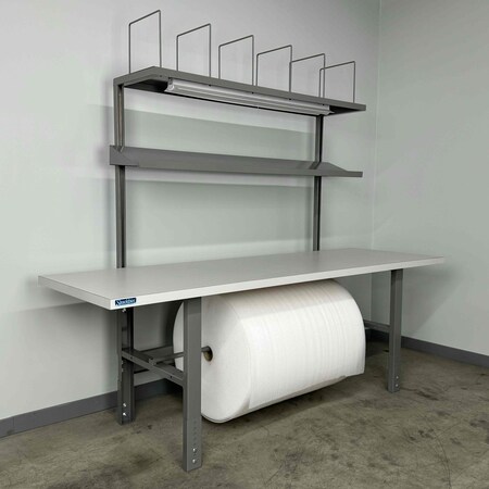 Stackbin Packing Work Bench, 96" W, 3500 lb. 4-8PACK-6E-GN