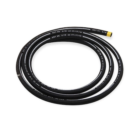 Earls 150606ERL 6-AN Power Steering Hose, 6 ft. - Black EAR150606ERL