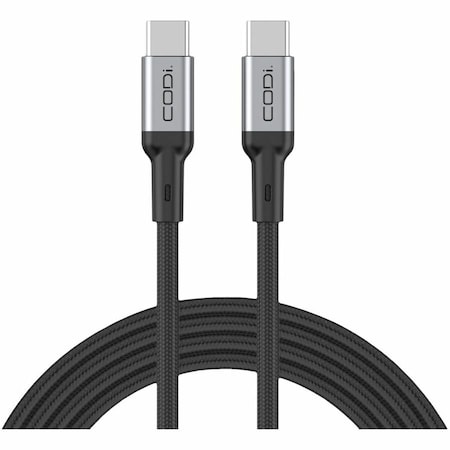 Codi 6ft Braided Nylon USB-C to USB-C Charge & Sync Cable A01069