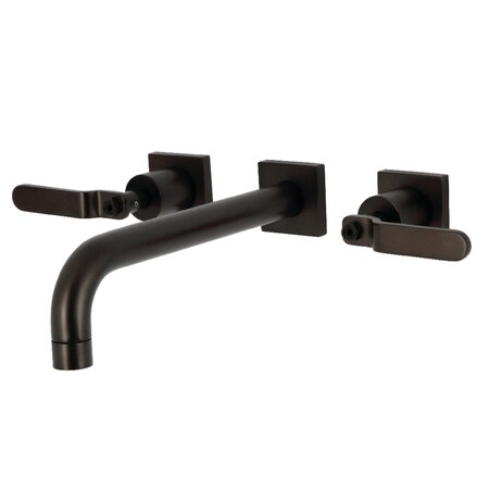 Kingston Brass Two-Handle Wall Mount Tub Faucet, Oil Rubbed Bronze KS6025KL