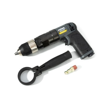 Steelman STL-AIR-1/2 in 1200  RPM REV. Air Drill 61256