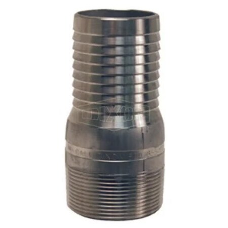 Dixon King Combination Nipple, 6 in x 11 in L BSPT, Carbon Steel, Plated, Domestic STC60A