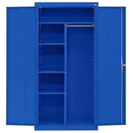 Sandusky Shelf Cabinet, 72 in H, 36 in W, 18 in D, Swing, Three-Point Locking, 4 Shelves CAC1361872-06