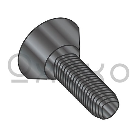 Oxoxo 6-32X3/8 Phil Flat U/C Taptite Alternative Thread Rolling Scrw Full Thd Black Oxide & Wax, 10000PK 381280