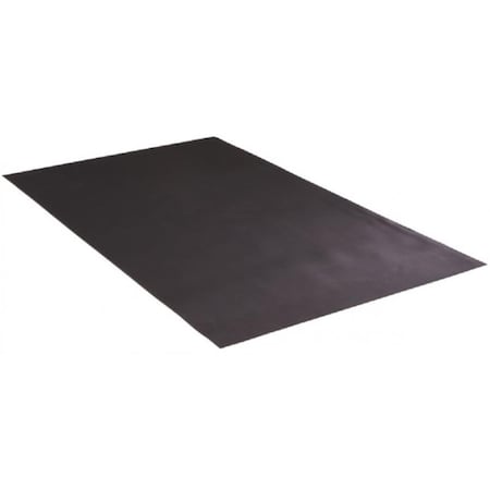Buymats 4 x 105 ft. Tuff Foot Wide Ribbed Mat Black 22-630-0900-40010500