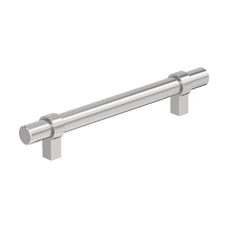 Amerock Central 5-1/16 inch (128mm) Center-to-Center Polished Chrome Cabinet Pull, 25PK 25VMP3716226