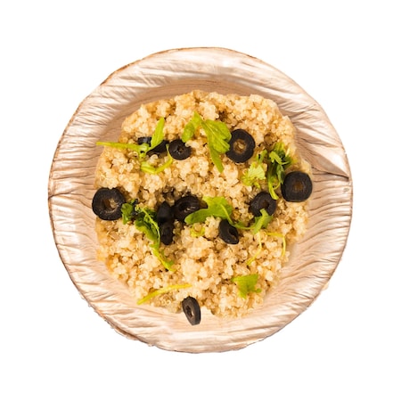 Smarty Had A Party 2.5" Round Palm Leaf Eco Friendly Mini Disposable Dip Bowls (100 Bowls), 100PK 4672R-CASE