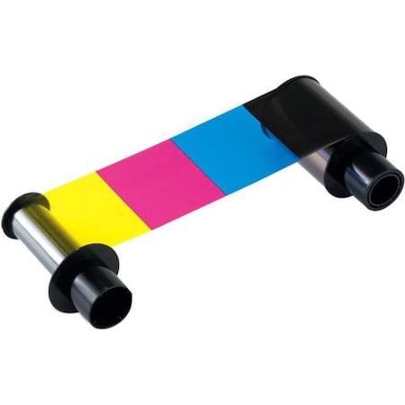 Hid YMCKK: Full-color ribbon with two resin black panels, 500 images. Compatible with: HDP5000, HDPii 84052