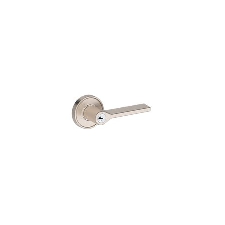 Baldwin Residential Door Levers Keyed Entry Reversible Satin Nickel ENANARRR150SMC