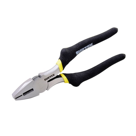 Surtek Electrician Plier Rubber Grip Handle 6in Side Cut 966