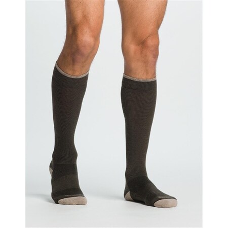 Sigvaris Merino Outdoor 15-20mmHg Closed Toe- Calf Socks - Olive- Small 421CS31