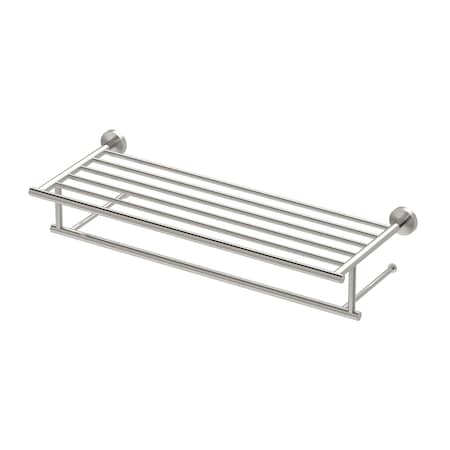 Gatco Glam 24" Minimalist Towel Rack, Satin Nickel 4647