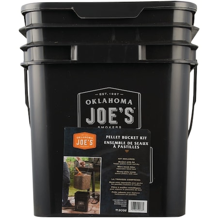 Oklahoma Joes 20 Lb. 10.8'' W. x 12.7'' L. Pellet Bucket Kit, 3-Piece 5159038R04