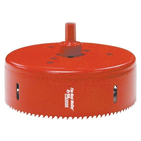 Morse MORSE REAL McCOY TA66 Hole Saw with Arbor, 7/16 in Arbor, 1-15/16 in D Cutting, HSS Cutting Edge MHSA66/TA66