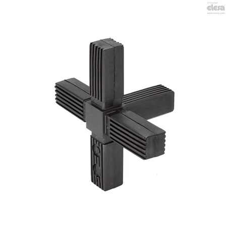 Elesa Tridimensional five-way connector, STC.20-3A-5W-R-C33 STC-3A-5W