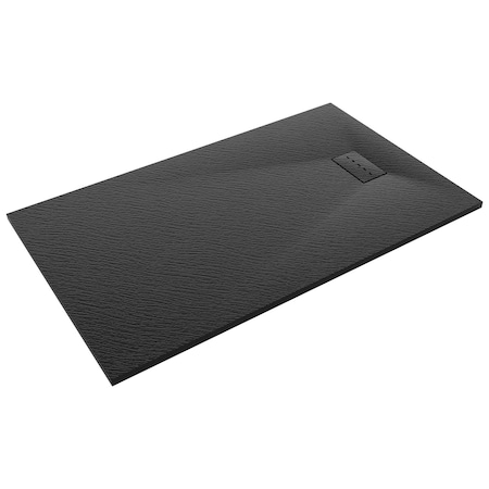 Anzzi 59 in. x 35 in. Barrier-Free Curbless Shower Base in Black with Reversible Drain and ADA Compliant SB-AZ508RL-BL