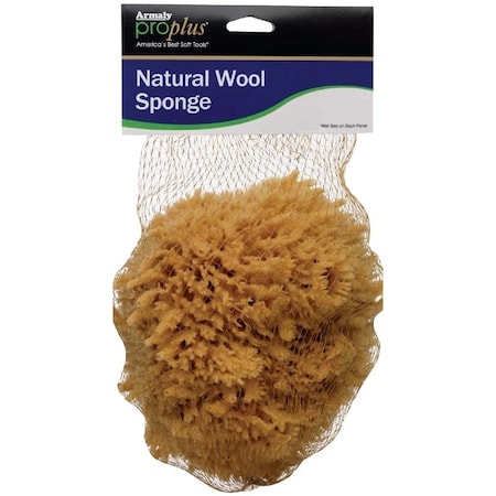 The Natural Armaly ProPlus Sea Sponge, 6 in L, 5 in W, Natural Wool 81000
