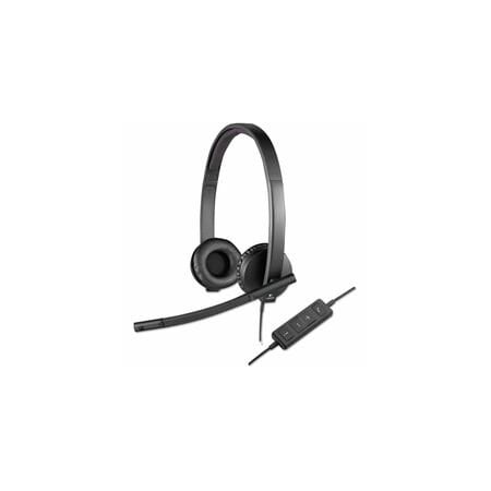 Logitech Headset, H570E Stereo, Black 981-000574