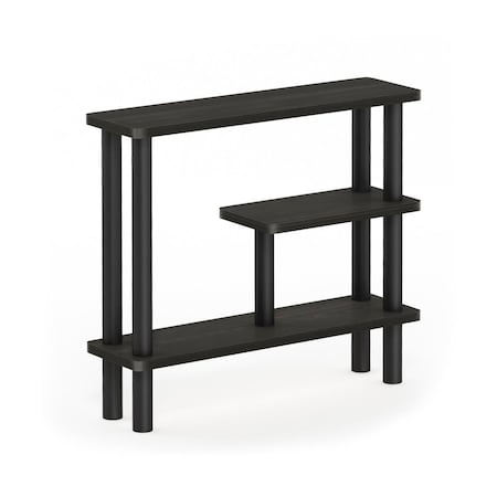 Furinno 18138EX-BK Turn-N-Tube Slim Space Saving Storage Rack - Espresso & Black 18138EX/BK