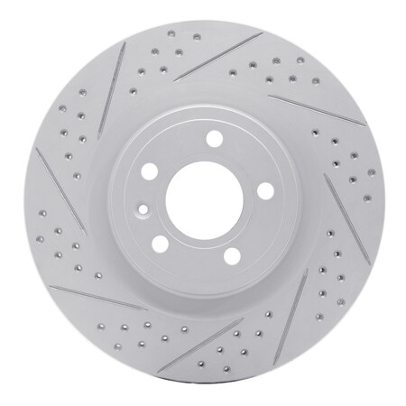 Dynamic Friction Co DFC Geoperformance Rotor - Drilled and Slotted 830-54065L