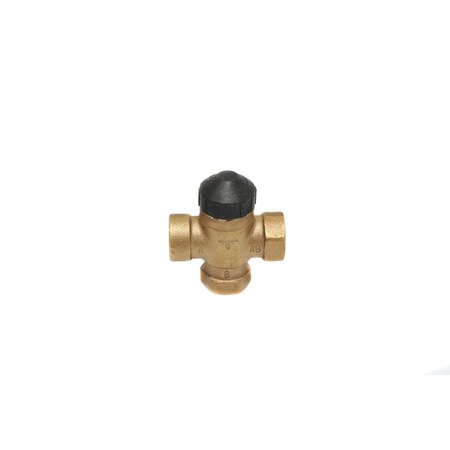 Siemens Npt 4.0Cv 3Way Zone Valve, 24VAC, 3-Way, 41 Degrees to 122 Degrees F, 1/2" NPT Inlet Size 599-00234