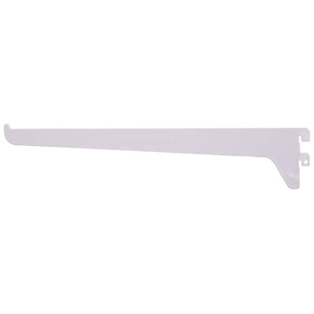 Prosource Single and Utility Shelf Bracket, 90 lb/Pair, 12 in L, 2-1/2 in H, Steel, White 25228PHL-PS