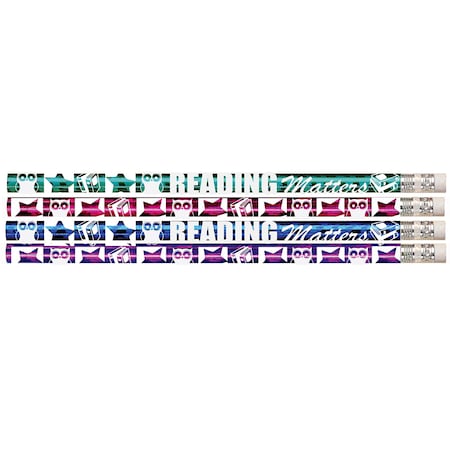 Musgrave Pencil Co Reading Matters Pencil, 144PK MUS2568D
