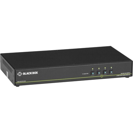 Black Box BLACK BOX Secure Niap 3.0 Kvm Switch - Single-Head, Dvi-I, Ps/2, Cac, 4-Port SS4P-SH-DVI-UCAC