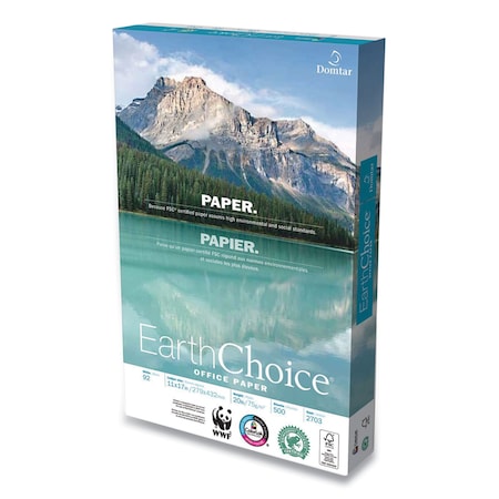 Domtar EarthChoice Office Paper, 92 Bright, 20 lb Bond Weight, 11 x 17, White, 500PK 2703