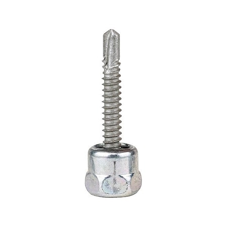 Sammys Vertical Rod Anchor, Steel, 1/4 in Size, 2 in L, Steel Zinc Plated, 25 PK 8041957