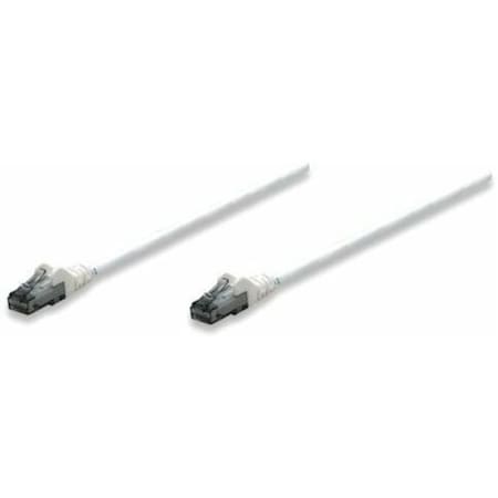 Intellinet Network Solutions 10 ft White Cat6 Snagless Patch Cable 341974