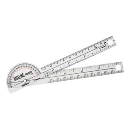 Baseline 180 deg Head Hires Pocket Style Goniometer with 6 in. Arms Baseline-12-1005HR