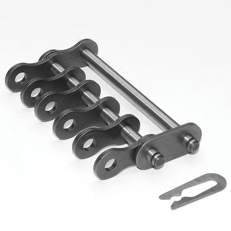 Senqcia Inspire Series SBR 40-4CL Quad Strand Spg Clip Connecting Link, 40-4 chain, .5P, 2.39 OAW, .156 Pin S-40-4CL
