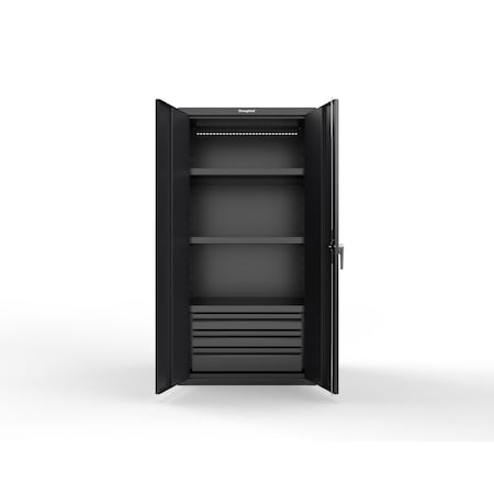 Strong Hold 18 GA Cabinet with 3 Shelves and 3 Drawers 36-243-3DB-P