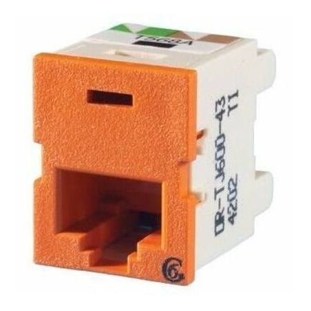 Ortronics 1-PORT MOD JACK 110 8W8P UTP, T568A/B CAT6 IP5 CLARITY6 TJ600-43