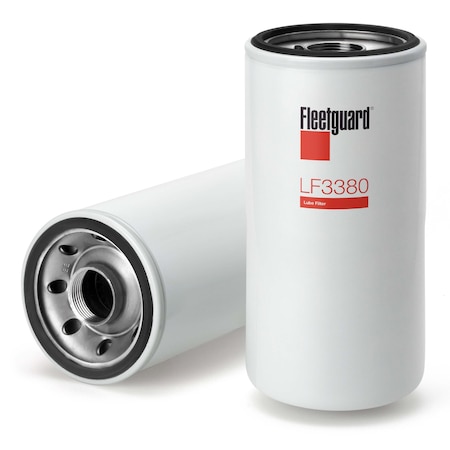 Fleetguard Automotive Oil Filter, 10 13/32 in H LF3380