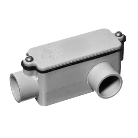 Abb PVC Type LL Non-Metallic Conduit Body 3/4-Inch Carlon E984E